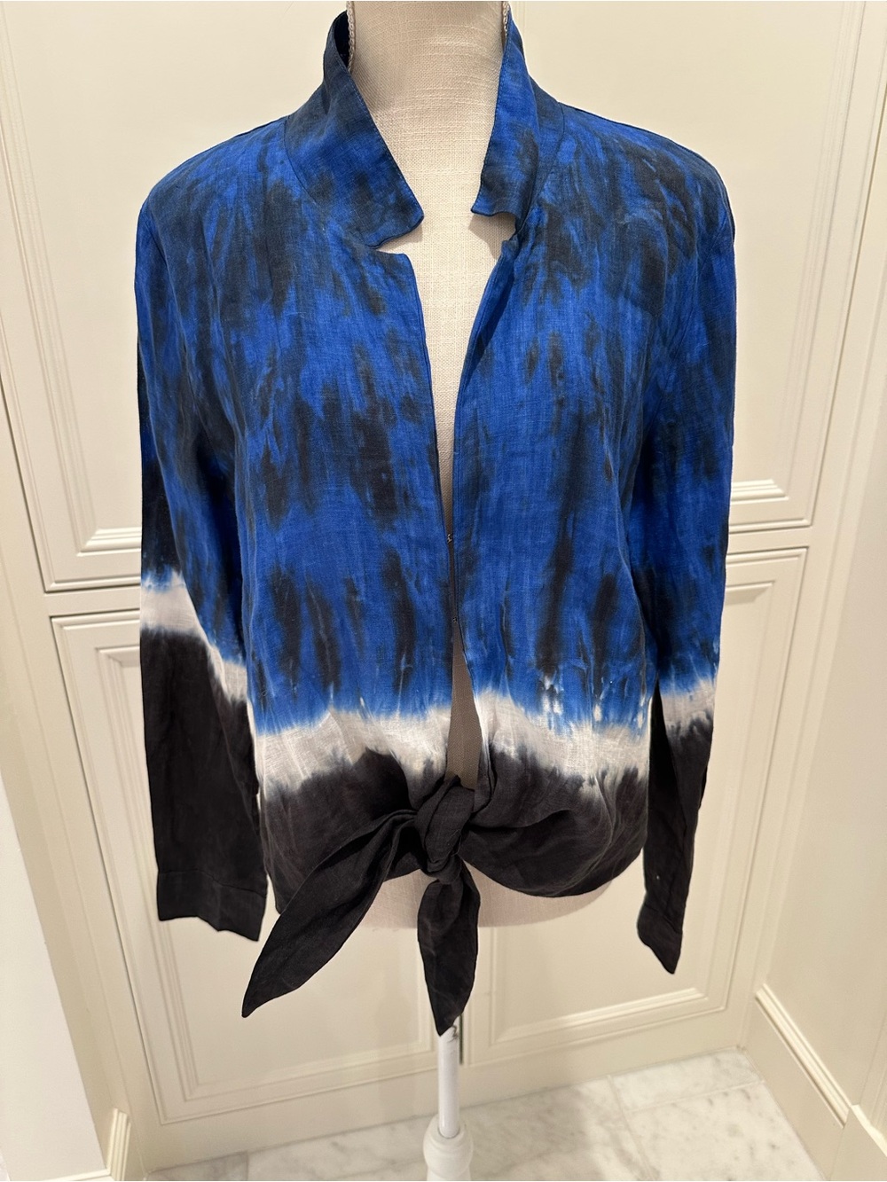 Young fabulous and broke tie-dyed cropped top